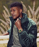 Guess Connoisseur Men's Watch Two-Tone Green Dial GW0265G8