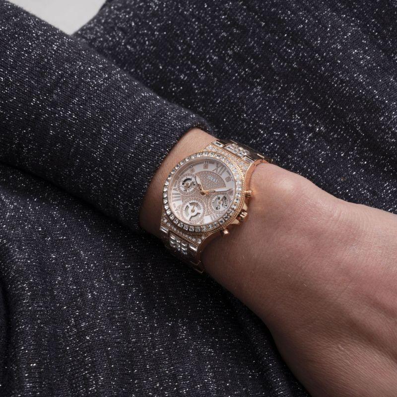 Guess Moonlight Watch Ladies Rose Gold GW0320L3 - WatchStatus Ltd