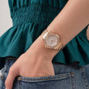 Guess Crown Jewel Watch Ladies Rose Gold GW0410L3 - WatchStatus Ltd