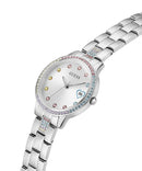 Guess Three Of Hearts Ladies Watch Silver GW0657L1