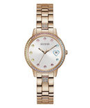 Guess Three Of Hearts Watch Ladies Rose Gold GW0657L3