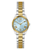 Guess Mini Luna Watch Ladies Two-Tone Pastel Blue Dial GW0687L4 Guess