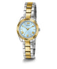 Guess Mini Luna Watch Ladies Two-Tone Pastel Blue Dial GW0687L4 Guess