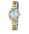 Guess Mini Luna Watch Ladies Two-Tone Pastel Blue Dial GW0687L4