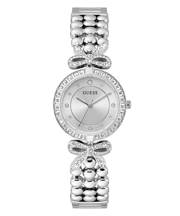 Guess Ribbon Ladies Watch Silver GW0838L1