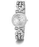 Guess Ribbon Ladies Watch Silver GW0838L1