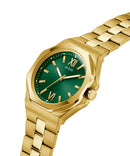 Guess Emperor Men's Watch Gold with Green Dial GW0849G2