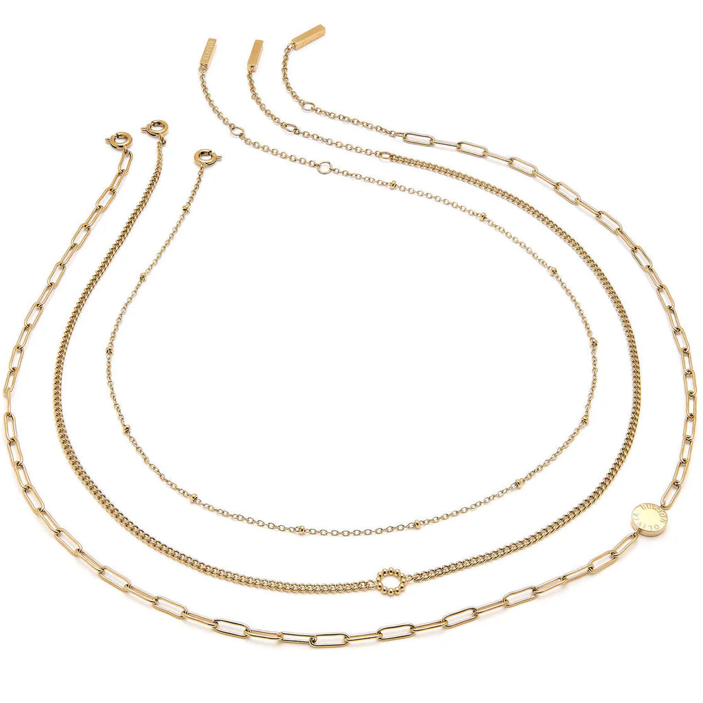 Olivia Burton Jewellery Illusion Gold Triple Necklace 24100074