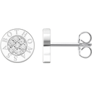 Thomas Sabo Stud Earrings Classic Pave Silver H1547-051-14