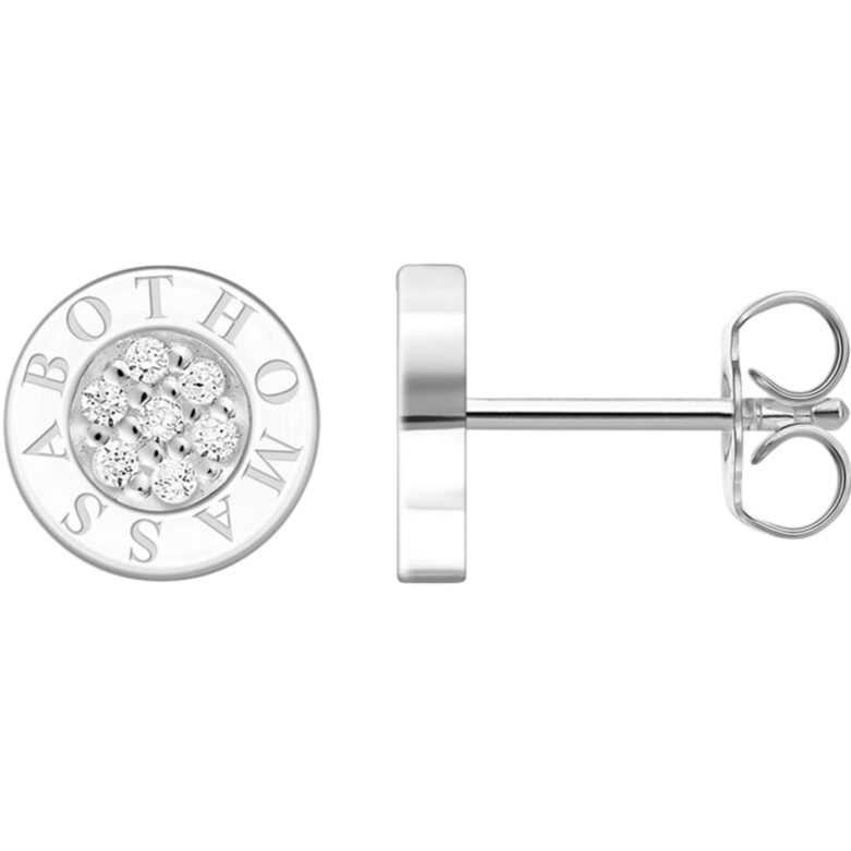 Thomas Sabo Stud Earrings Classic Pave Silver H1547-051-14