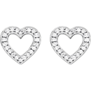 Thomas Sabo Stud Earrings Hearts Large Silver H1945-051-14