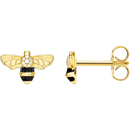 Thomas Sabo Stud Earrings Bee Gold H2052-565-7