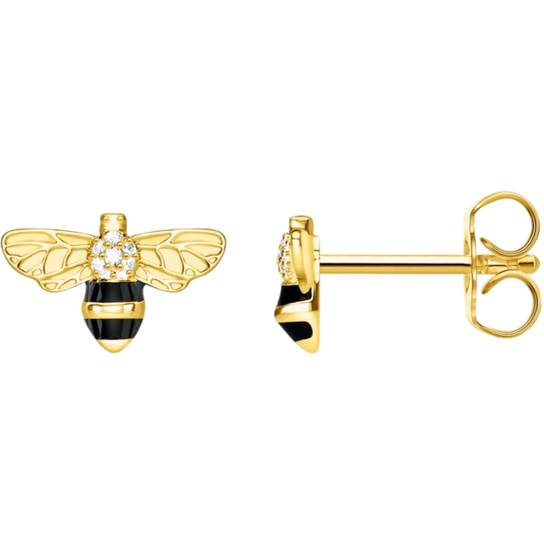 Thomas Sabo Stud Earrings Bee Gold H2052-565-7