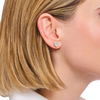 Thomas Sabo Stud Earrings Heart Shaped Halo Silver H2305-051-14 Thomas Sabo