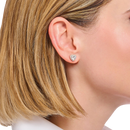 Thomas Sabo Stud Earrings Heart Shaped Halo Silver H2305-051-14