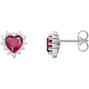 Thomas Sabo Stud Earring Silver Heart Romance H2315-013-10 Thomas Sabo