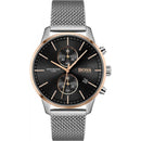 BOSS Associate Men's Watch Silver/Black Chronograph HB1513805 - WatchStatus Ltd
