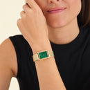 Rosefield Heirloom Emerald Ladies Watch Gold HEGSG-H05 Rosefield
