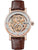 Ingersoll The Herald Men's Watch Brown Leather Skeleton Automatic I00401B