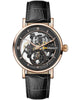Ingersoll The Herald Men's Watch Black Leather Skeleton Automatic I00403B Ingersoll