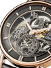 Ingersoll The Herald Men's Watch Black Leather Skeleton Automatic I00403B Ingersoll