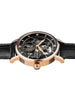 Ingersoll The Herald Men's Watch Black Leather Skeleton Automatic I00403B Ingersoll