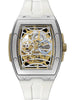 Ingersoll The Challenger Men's Watch White Silicone Skeleton Automatic I12309 Ingersoll