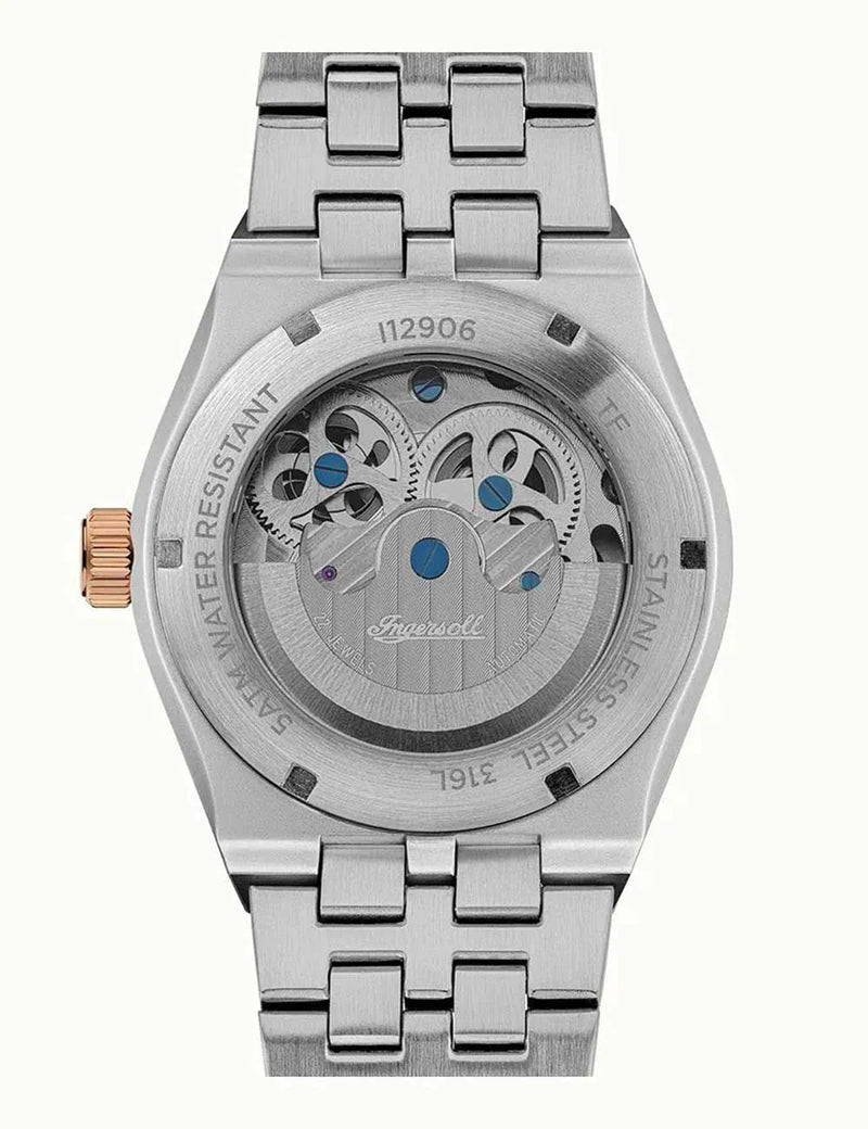 Ingersoll The Broadway Men's Watch Two Tone Skeleton Automatic I12906