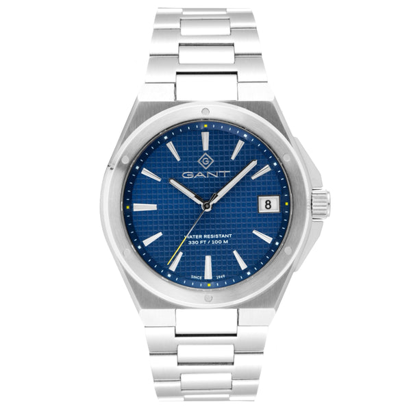 GANT Marshfield Men's Watch Silver Blue Dial Date GTG192003