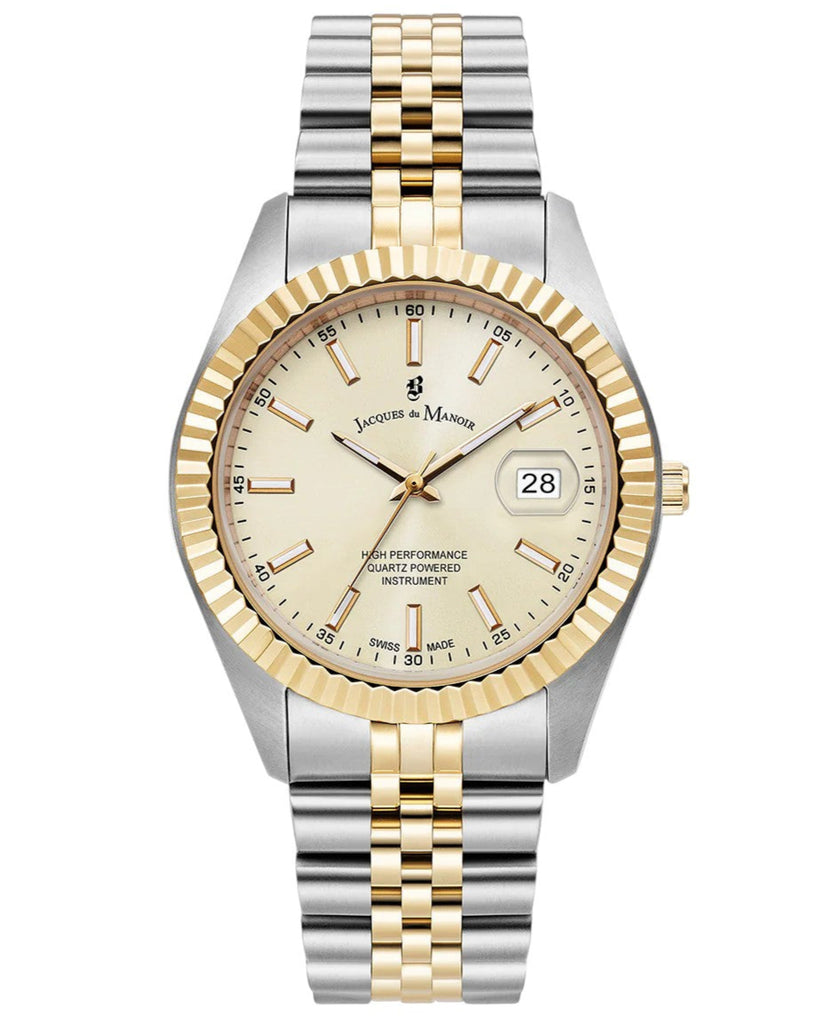 Jacques du Manoir Inspiration Business Men's Watch Two Tone JWN01704