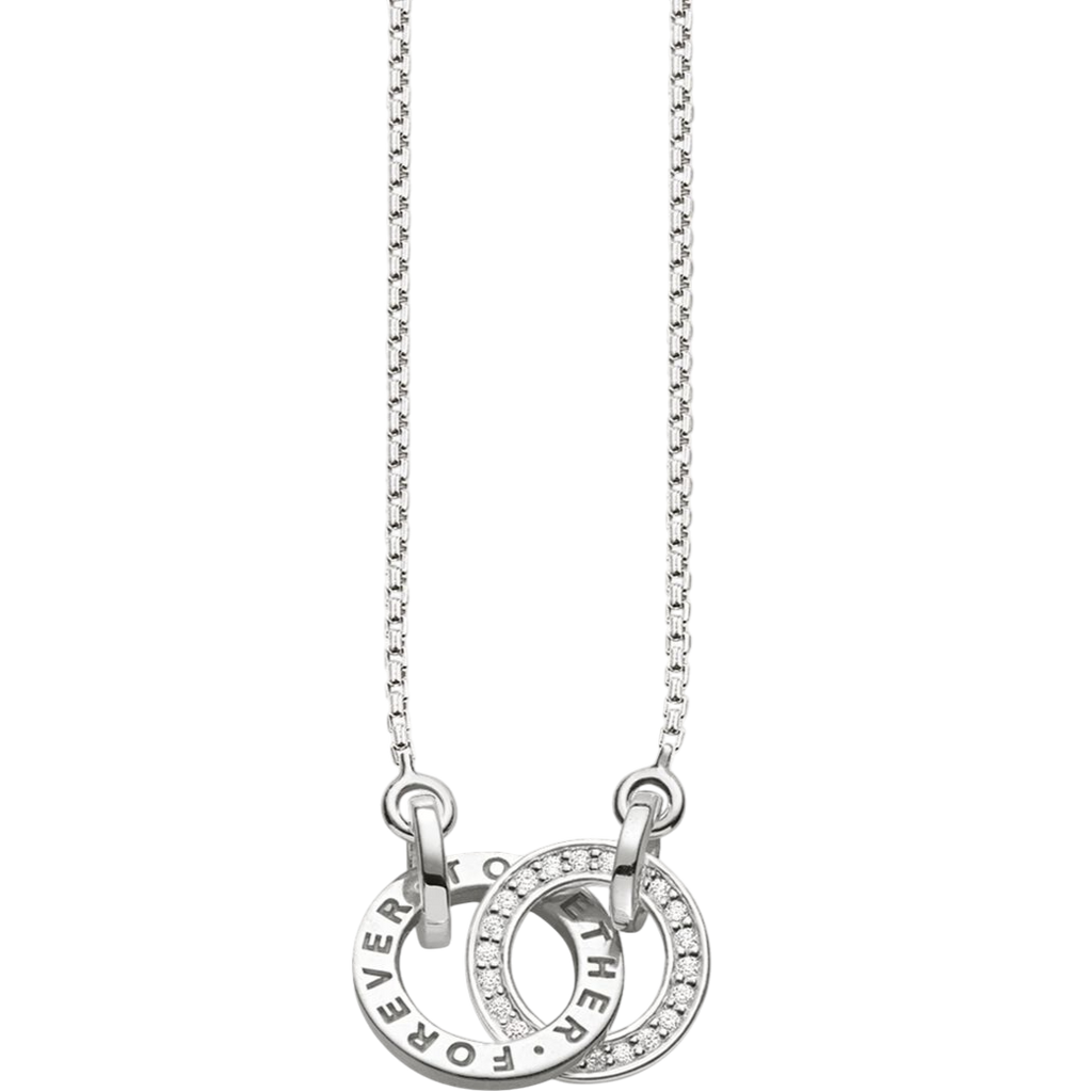 Thomas Sabo Forever Together Necklace Small Silver KE1488-051-14 45 CM