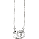 Thomas Sabo Forever Together Necklace Small Silver KE1488-051-14 45 CM