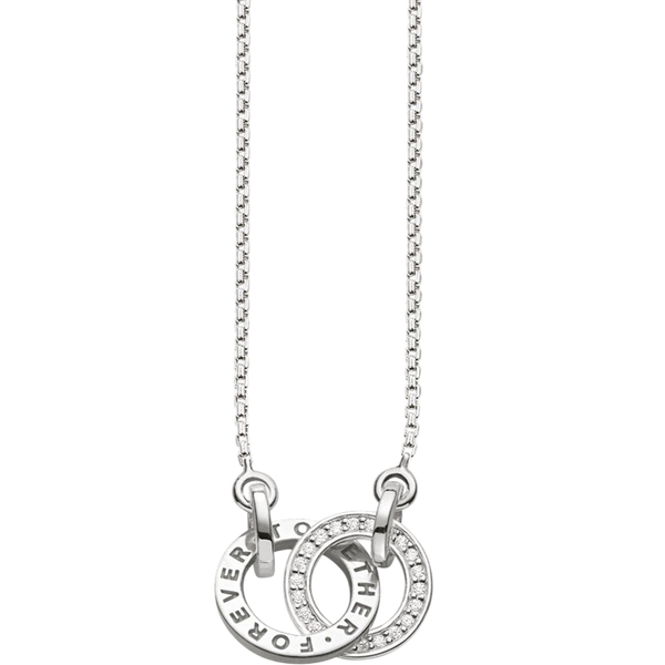 Thomas Sabo Forever Together Necklace Small Silver KE1488-051-14 45 CM