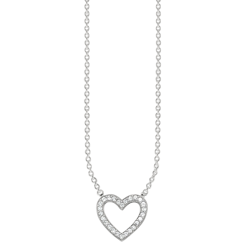 Thomas Sabo Heart Necklace Silver KE1554-051-14 45 CM