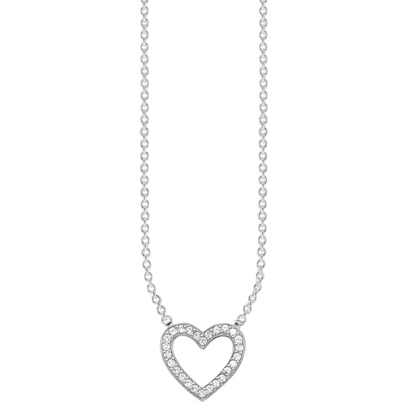 Thomas Sabo Heart Necklace Silver KE1554-051-14 45 CM