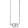 Thomas Sabo Heart Together Necklace Small SilverKE1643-051-14 Thomas Sabo