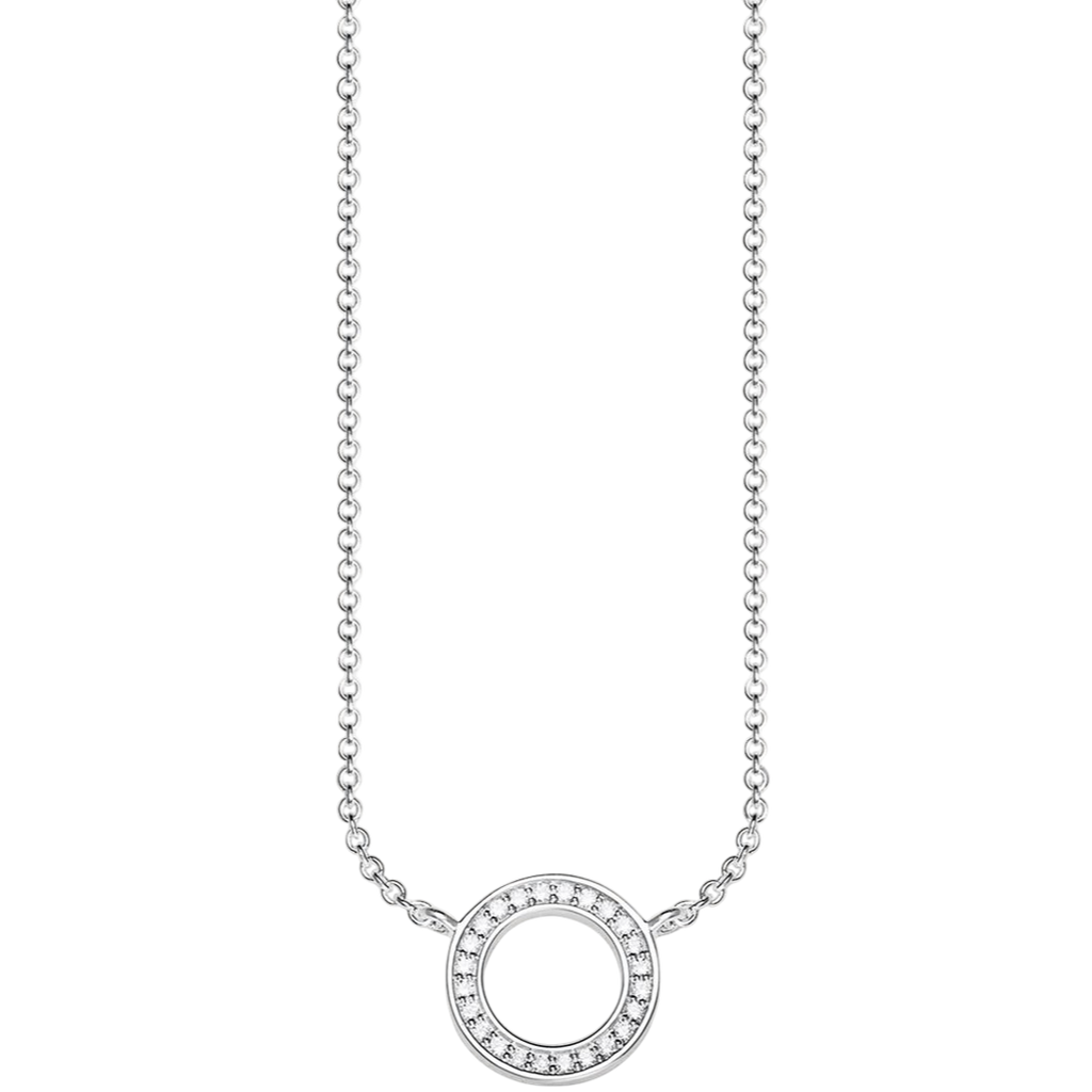 Thomas Sabo Small Circle Necklace Silver KE1650-051-14
