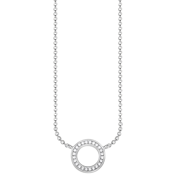 Thomas Sabo Small Circle Necklace Silver KE1650-051-14