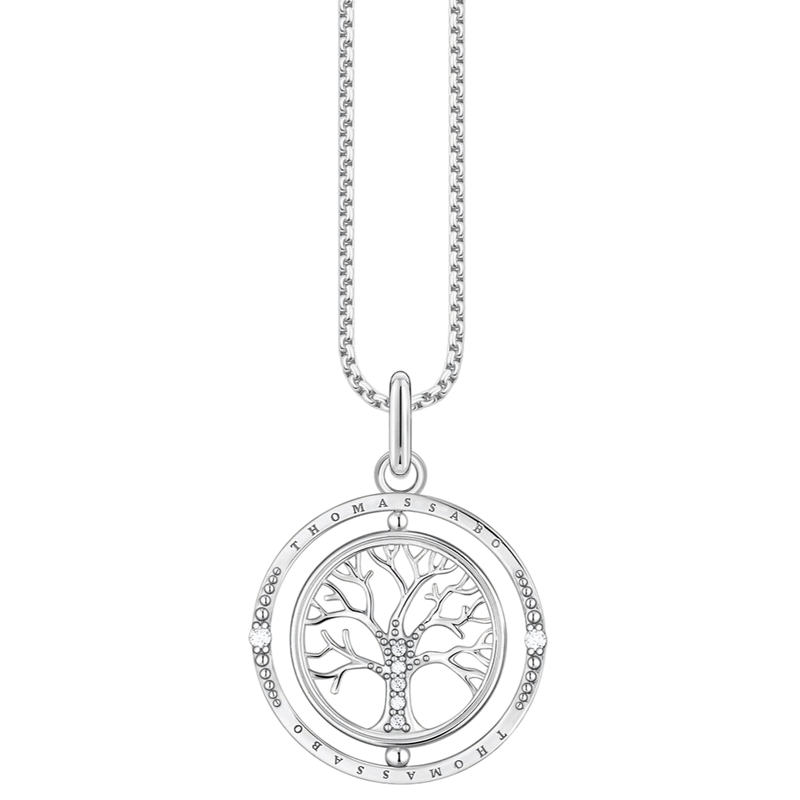 Thomas Sabo Tree Of Love Necklace Silver KE2148-643-14