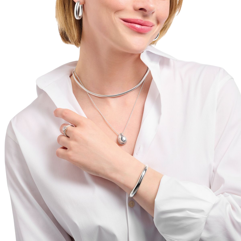 Thomas Sabo Necklace Organic Drop Shape Silver KE2281-001-21