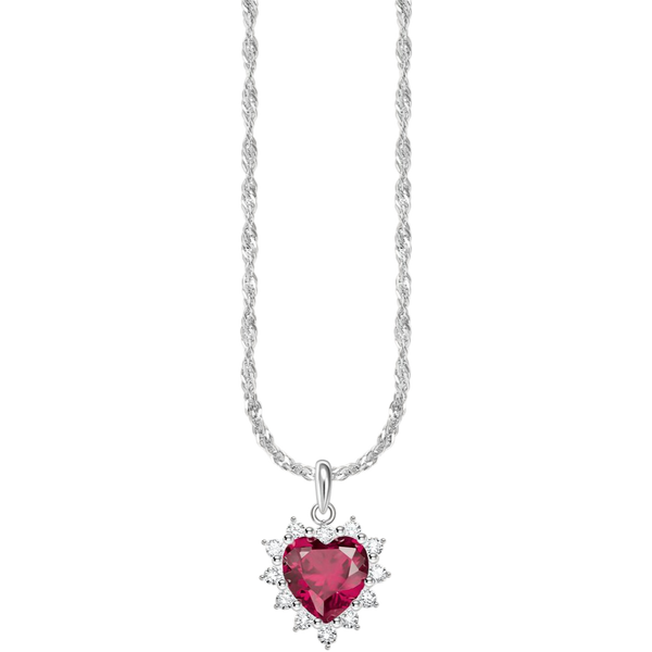 Thomas Sabo Heart Necklace Romance Silver KE2305-013-10