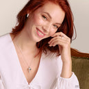 Thomas Sabo 18k Gold Plated Snoopy with Woodstock Pavé Pendant KE2345-565-7-L50V