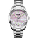 Rotary Henley Watch Ladies Pink Pearl Dial LB05280/07 - WatchStatus Ltd