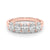 Oval Five Stone Wedding Ring
