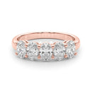 Oval Five Stone Wedding Ring