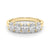 Oval Five Stone Wedding Ring