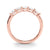 Oval Five Stone Wedding Ring
