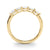 Oval Five Stone Wedding Ring