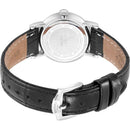 Rotary Windsor Ladies Silver with Black Leather Watch LS05420/01 - WatchStatus Ltd
