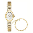 Mini Oval Ladies Watch Gold Set MOGCB-X289 Rosefield